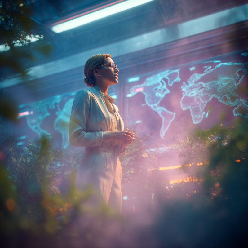 Website section showcasing Dipity Digitals foundational services Authority Content Engine WordPress Development  Design and Fractional CMO support visually represented with futuristic strategy and leadership imagery