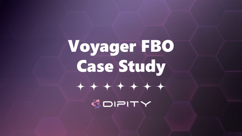 Voyager FBO case study  aviation SaaS revenue growth through Dipitys Authority Content Engine™